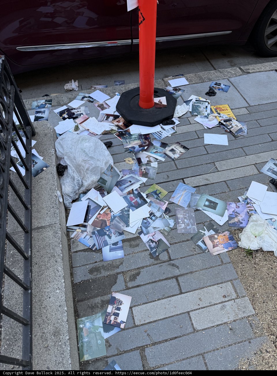 Forgotten Memories on the Sidewalk
