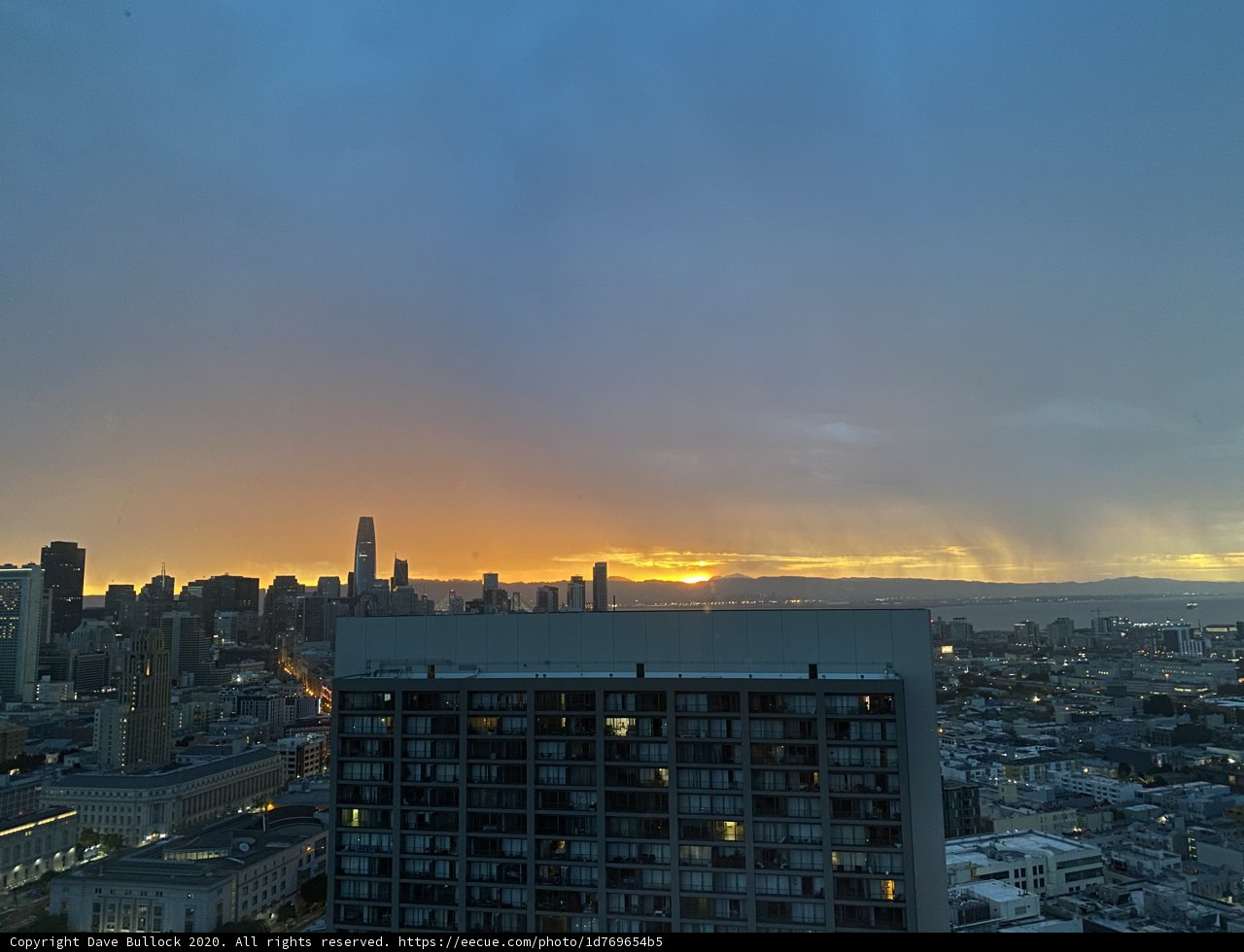 San Francisco Skyscape Sunset
