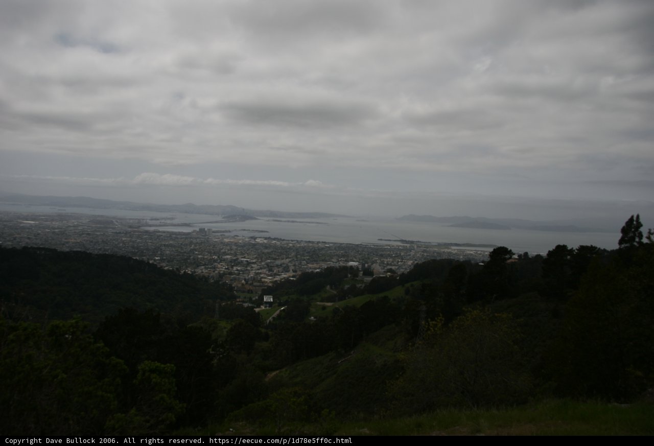 Cityscape from the Cloudy Hilltop