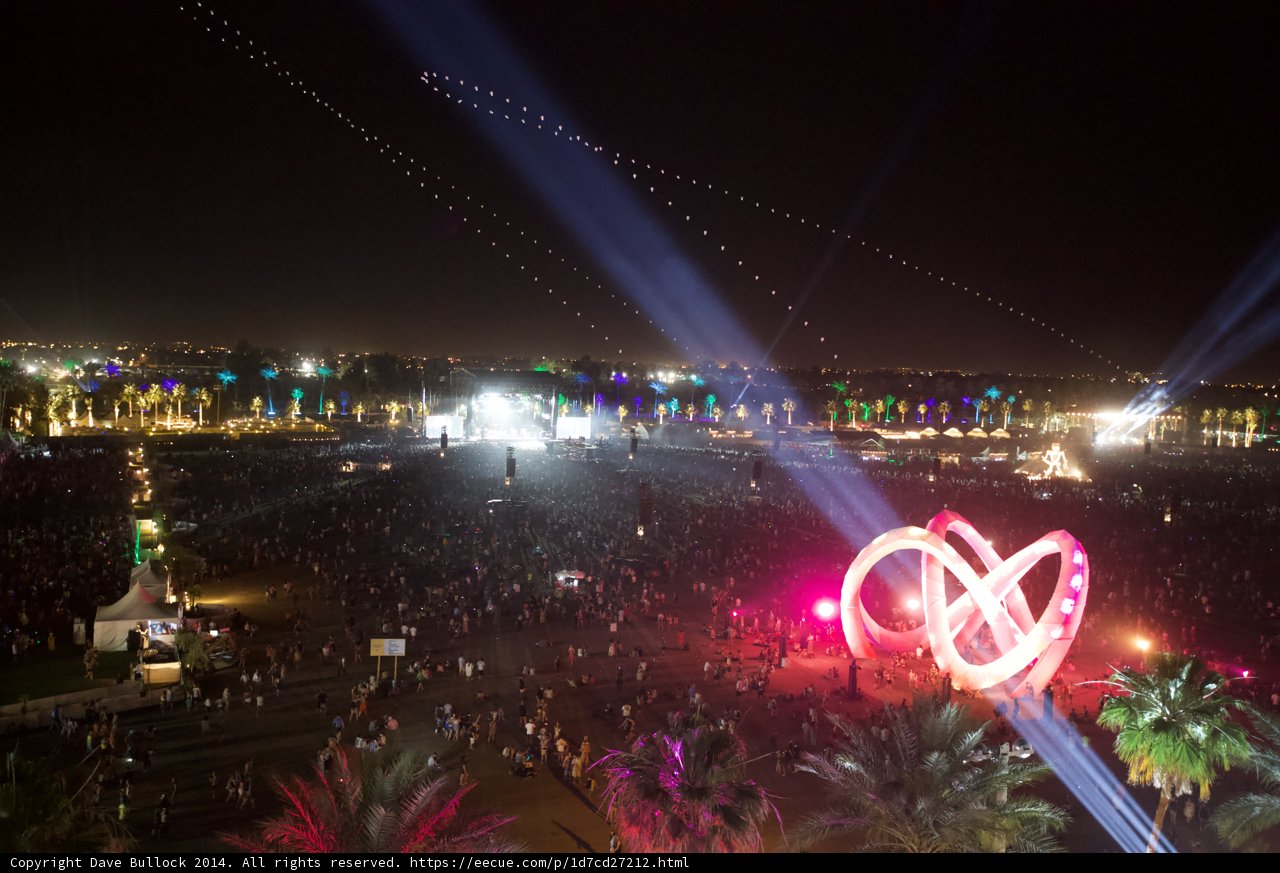 Metropolis Lights Up During Concert