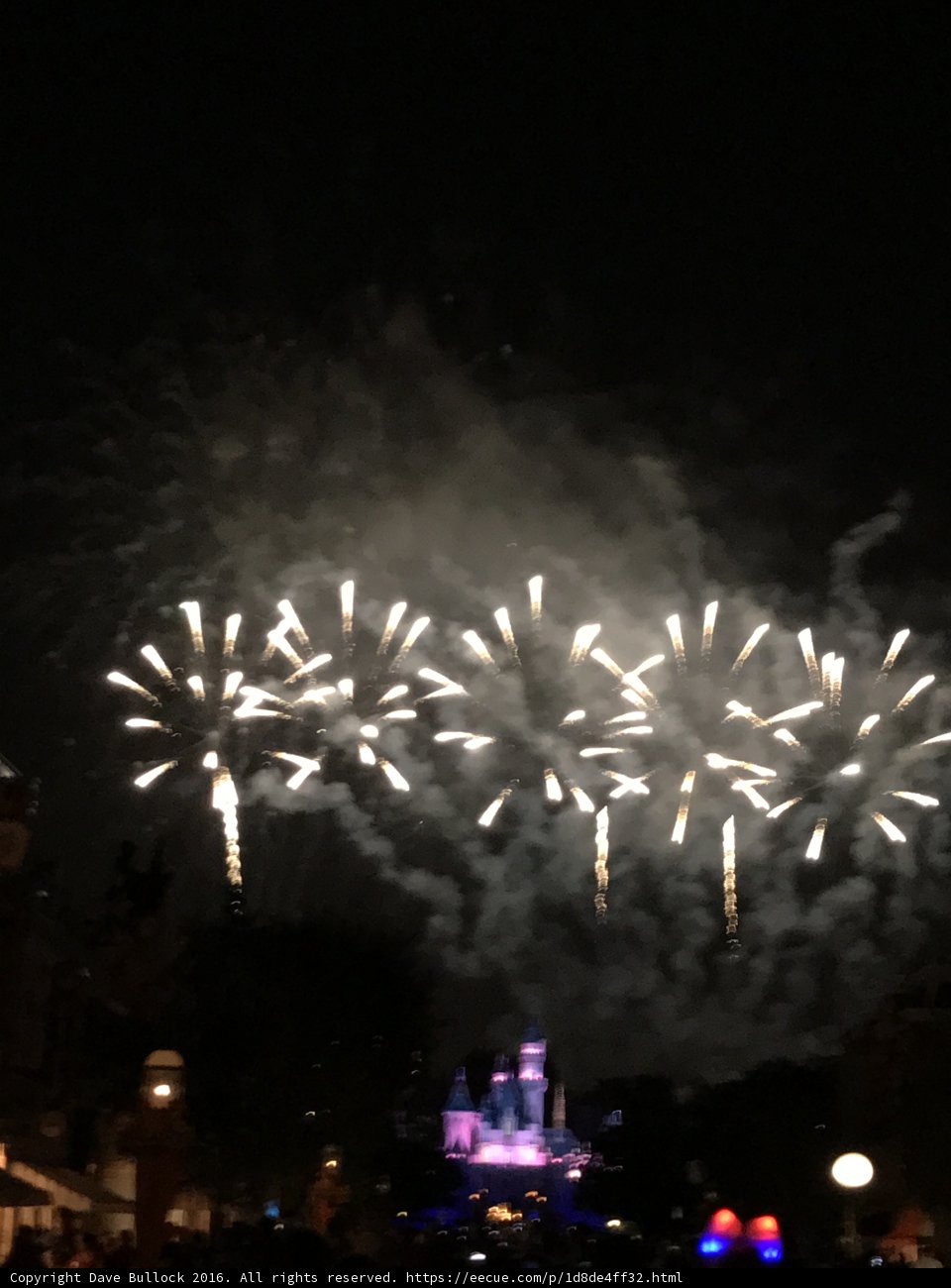 Spectacular Fireworks Show at Disneyland Park