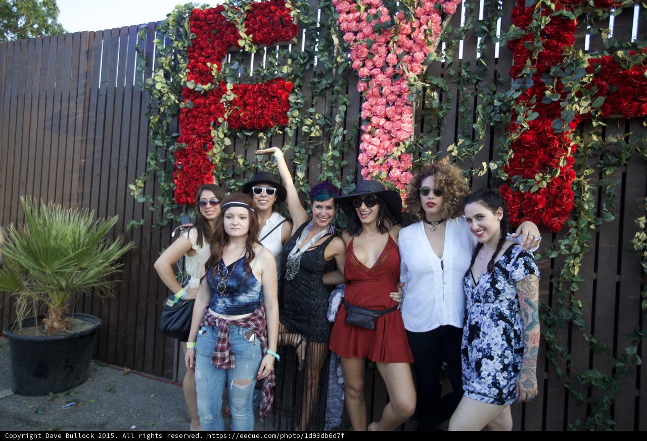 Friends at Rose Backdrop