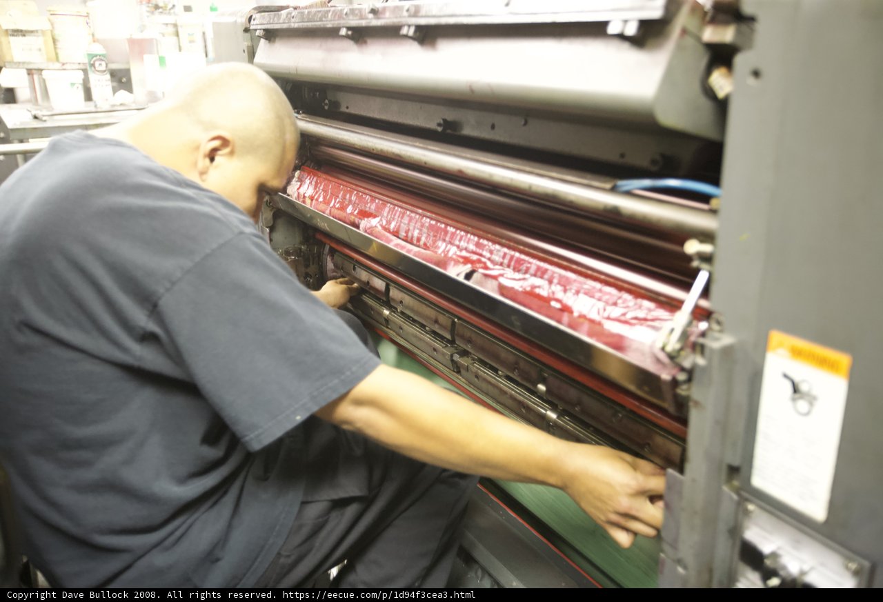 Hard at Work in the Printing Factory