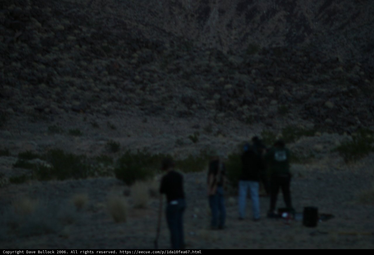 Night Hike in the Desert