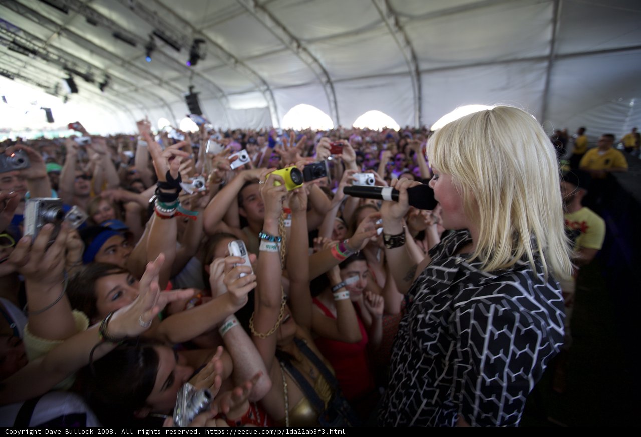 Blonde Bombshell at Coachella