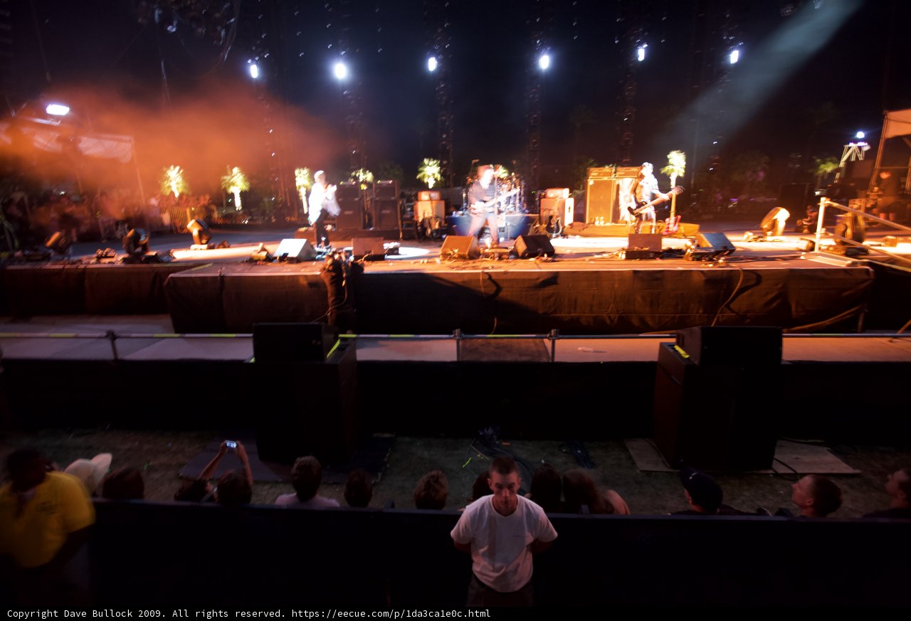 Nighttime Rock Concert Performance