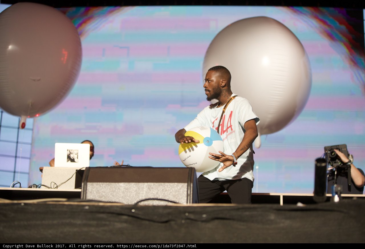The Man and His Ball on Stage
