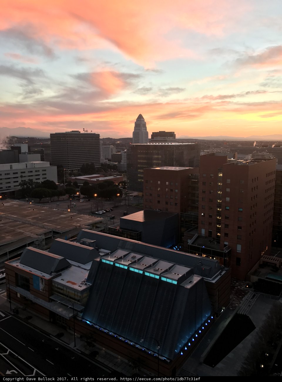 Cityscape Sunset in Los Angeles