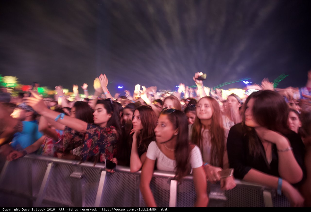 Coachella Crowd Gets Pumped