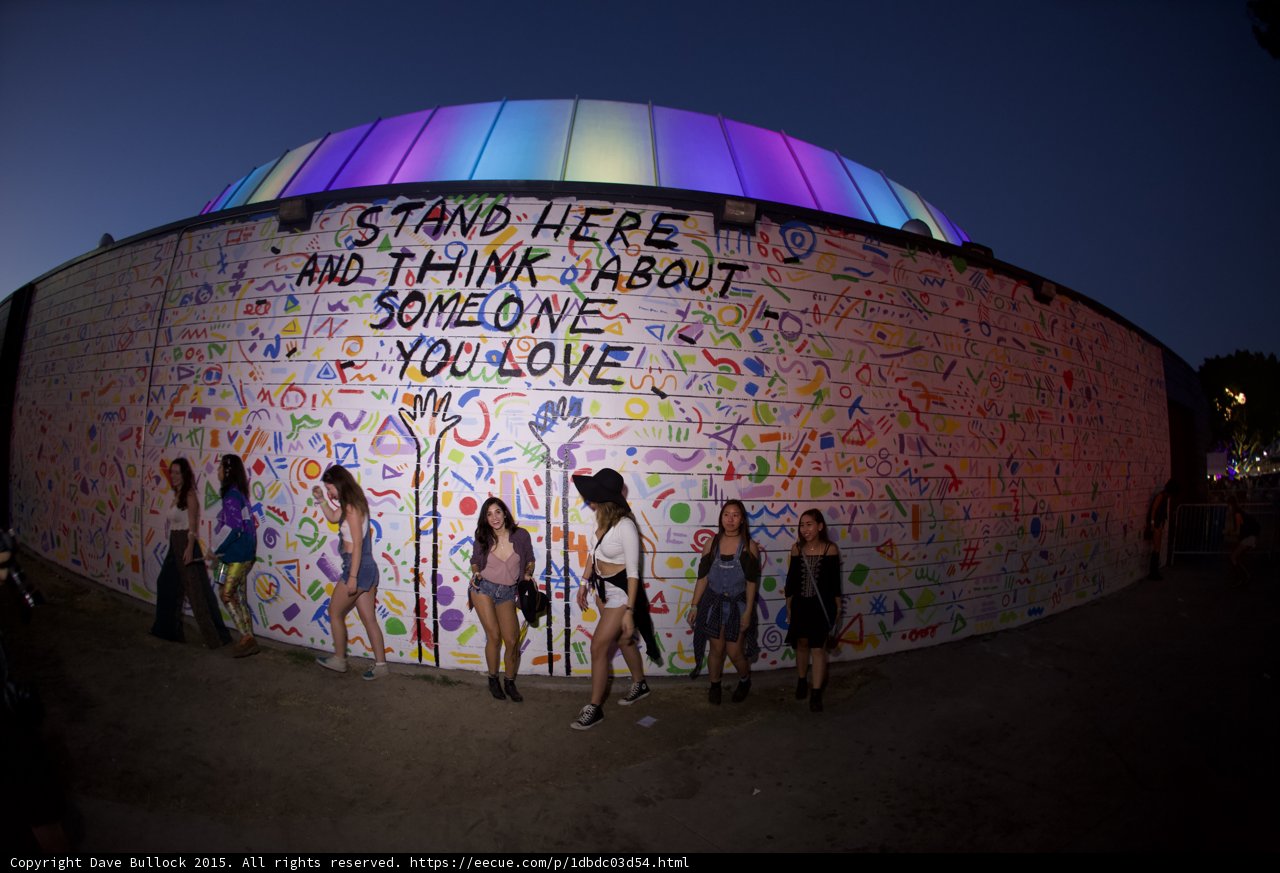 Walking Past Love Wall