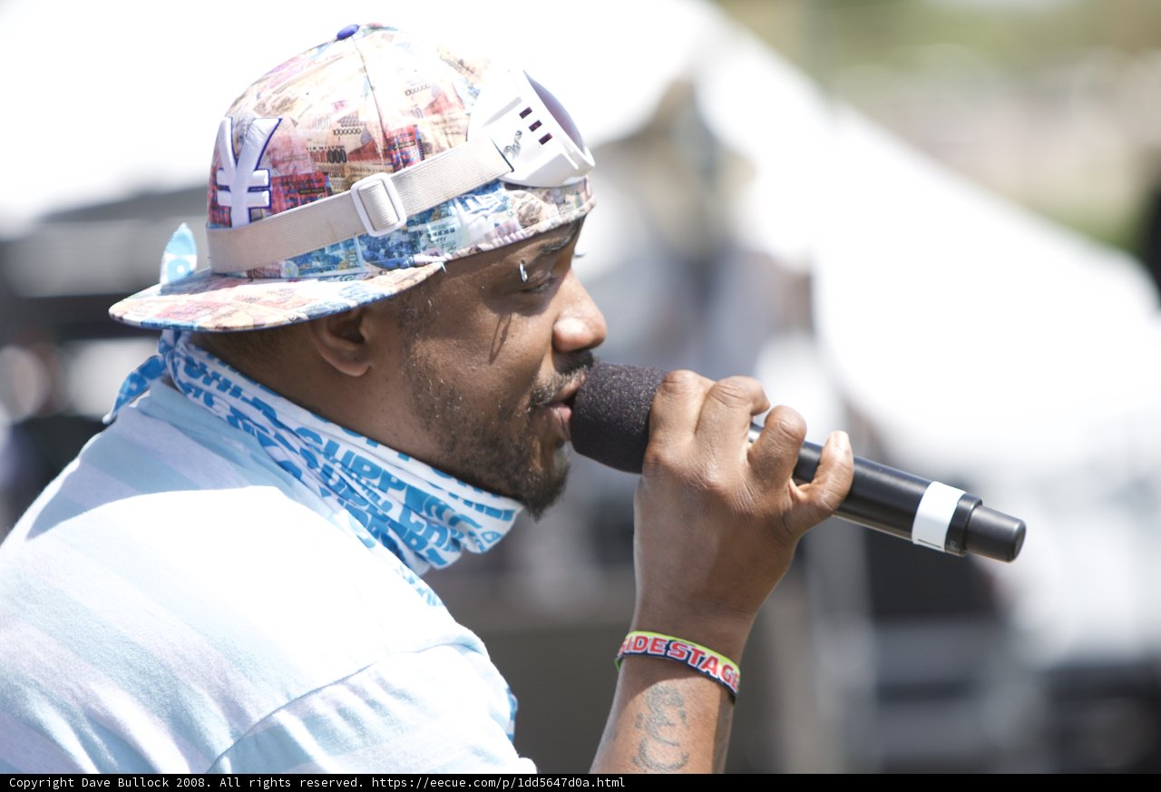 The Entertainer with a Hat and Microphone