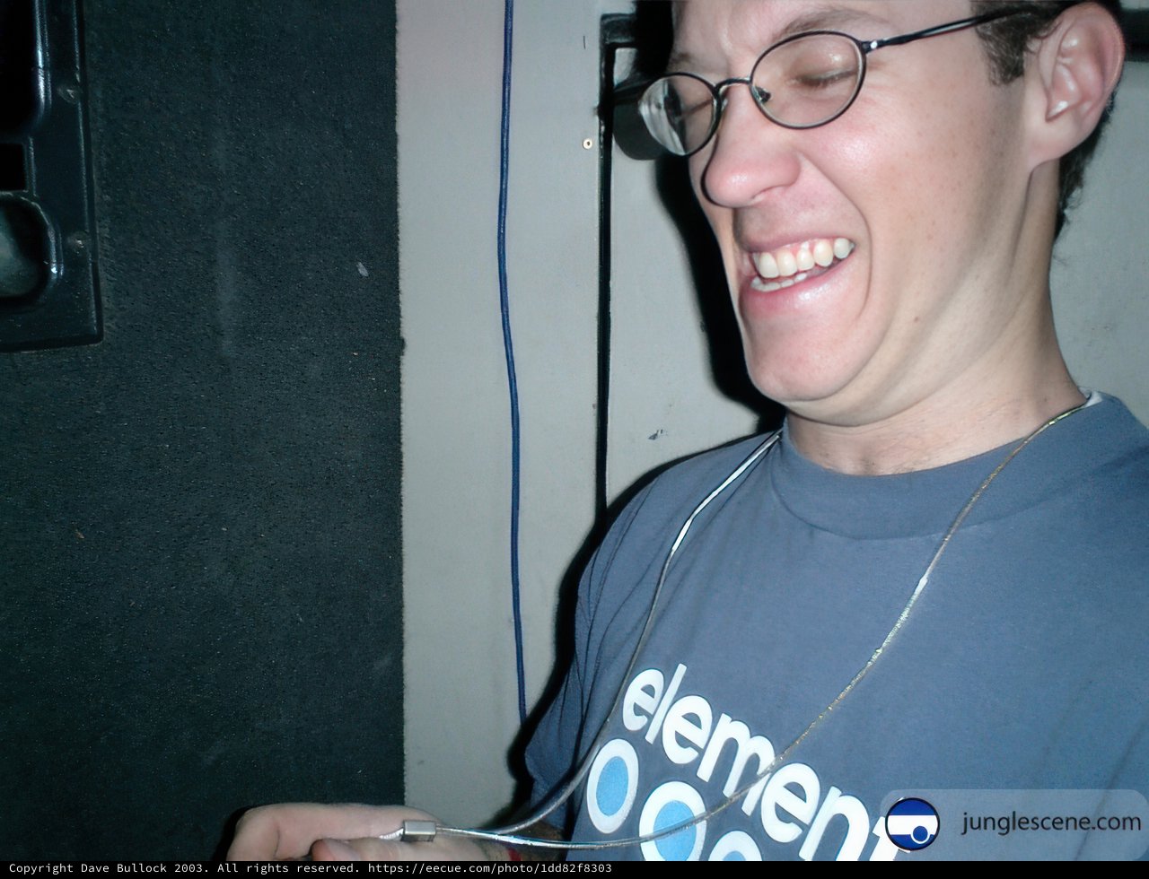 Andrew T Wearing Glasses and T-shirt