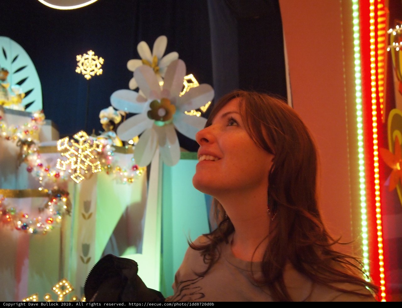 Wonder and Delight Amid Holiday Lights and Decorations