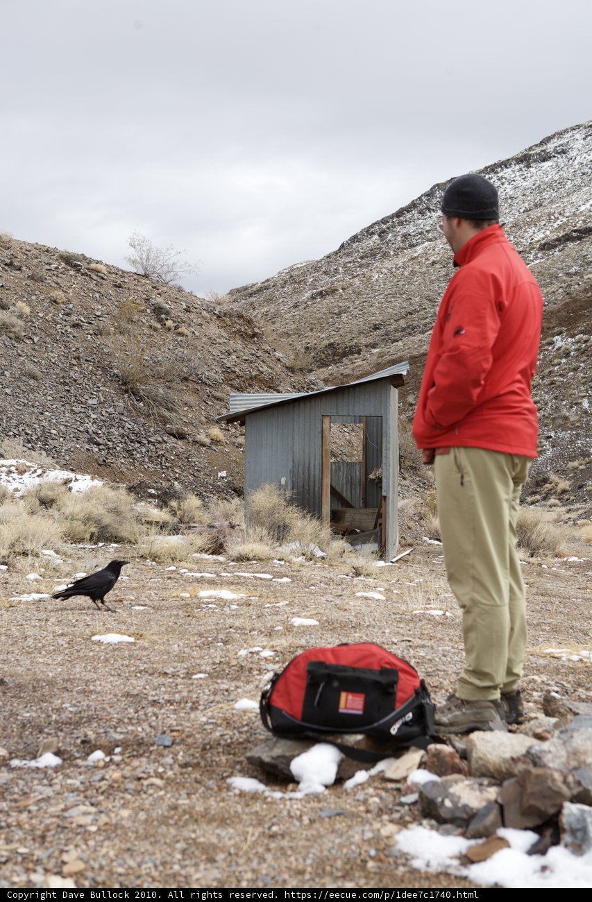 Lone Adventurer in Death Valley
