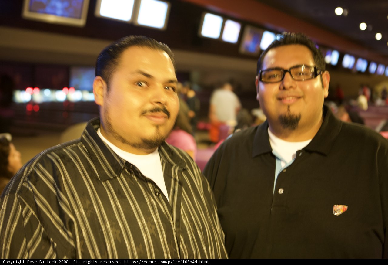 Two Men Enjoying the APC Xmas Party