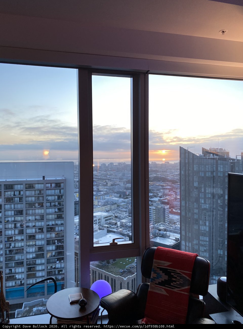 Cityscape View from a San Francisco Condo