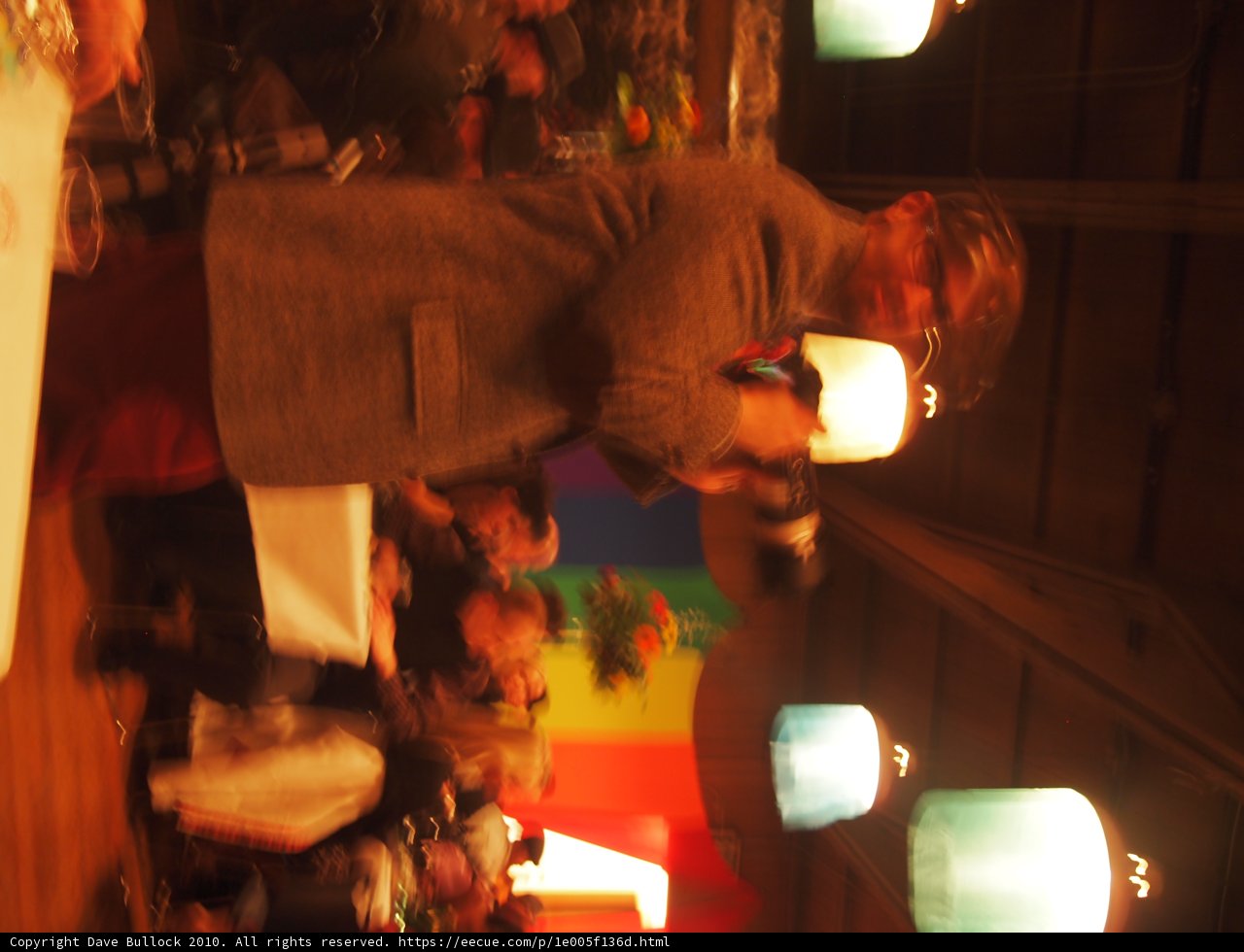 Éric Gagné enjoying wine at a pub