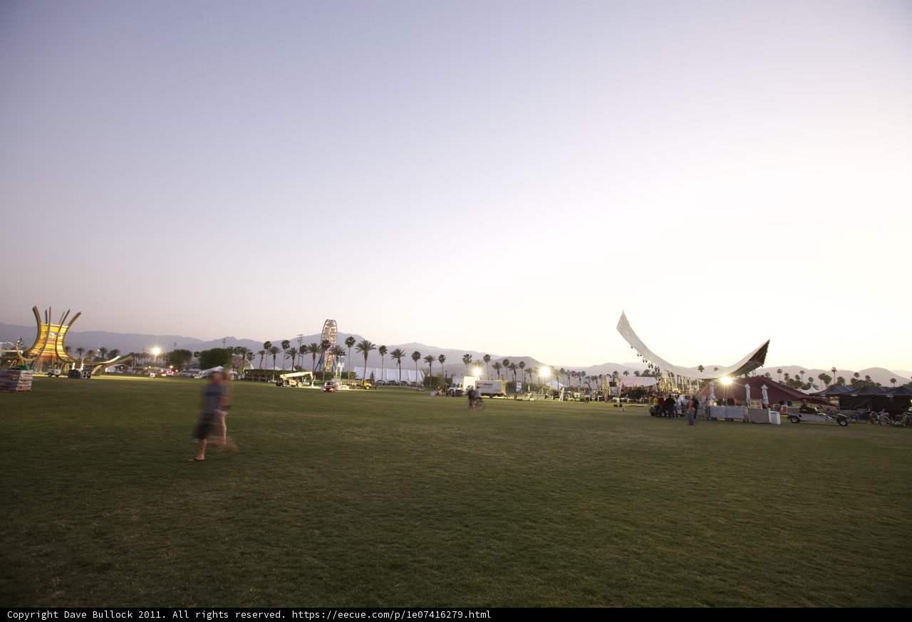 Grassy Coachella Field