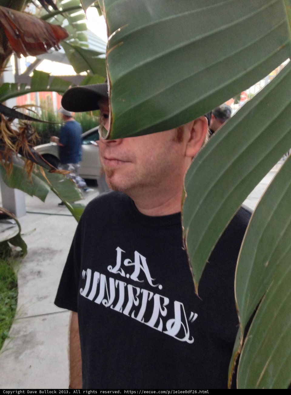 Randy J in Black Shirt and Hat