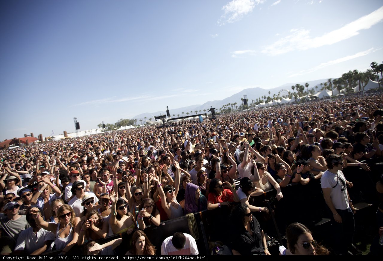 Massive Music Festival Crowd