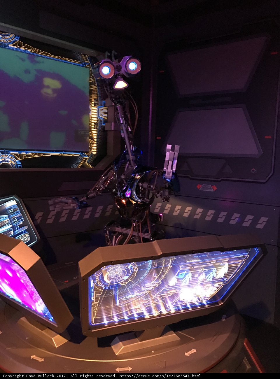 Robotic Gamer at Disneyland