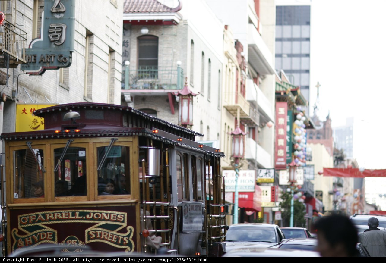 Riding the Cable Car in the Urban Metropolis