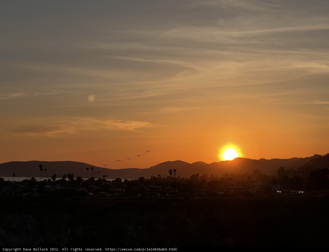 A Majestic Sunset Over Pismo Beach