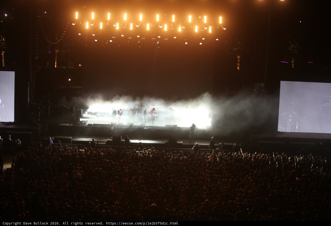 Rocking the Stage with Lights and Smoke