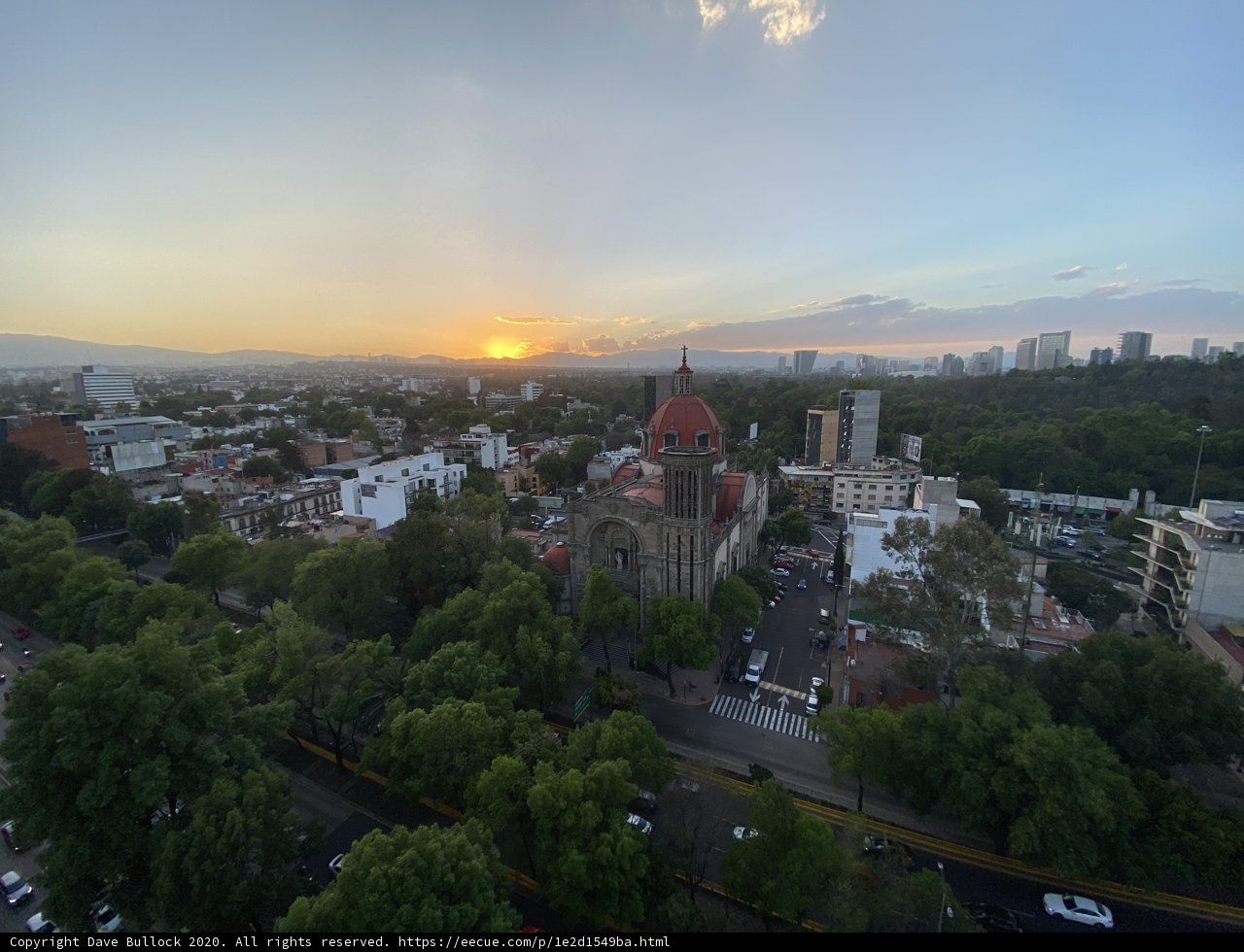 Majestic Sunset over the Metropolitan City