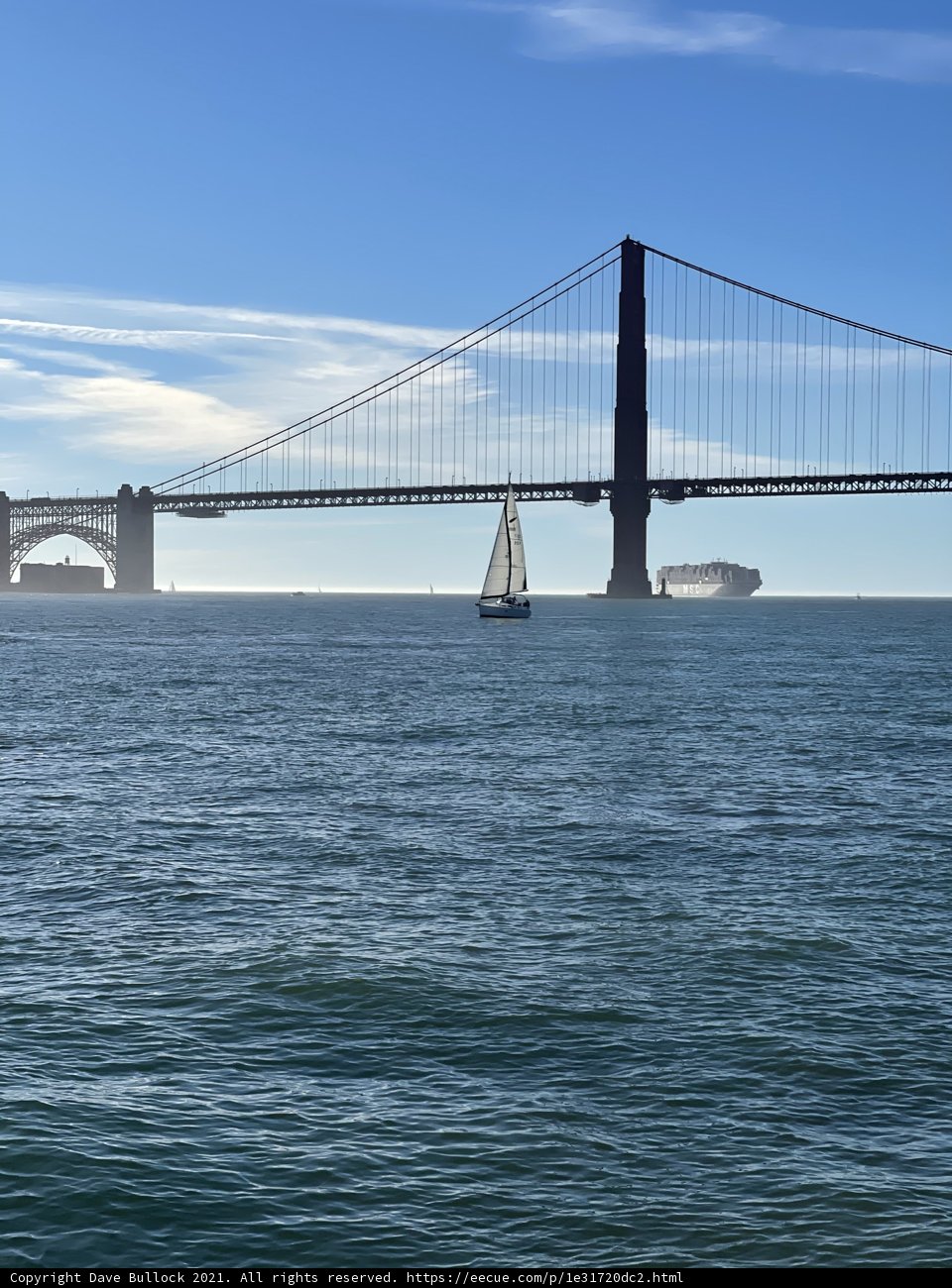 Sailing through the Golden Gate