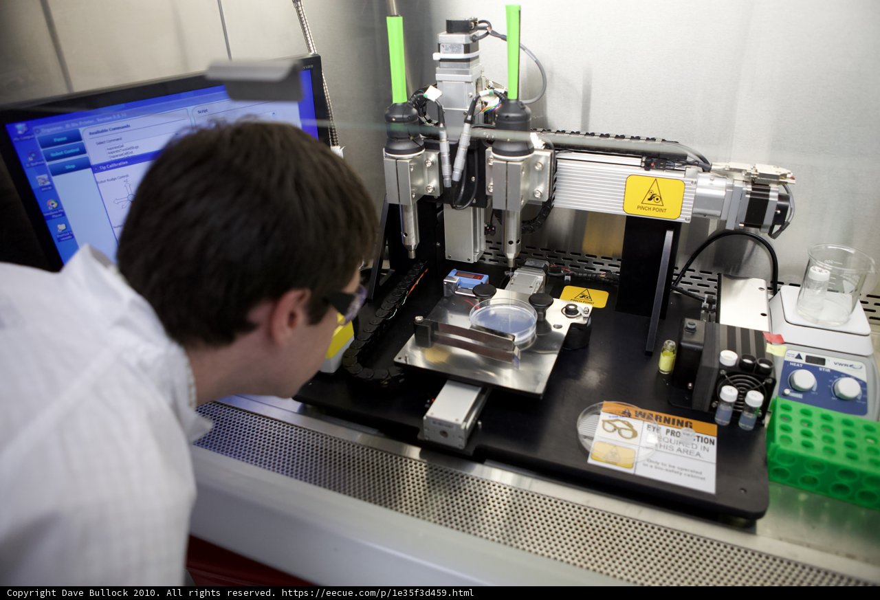 Lab Technician Busy at Work
