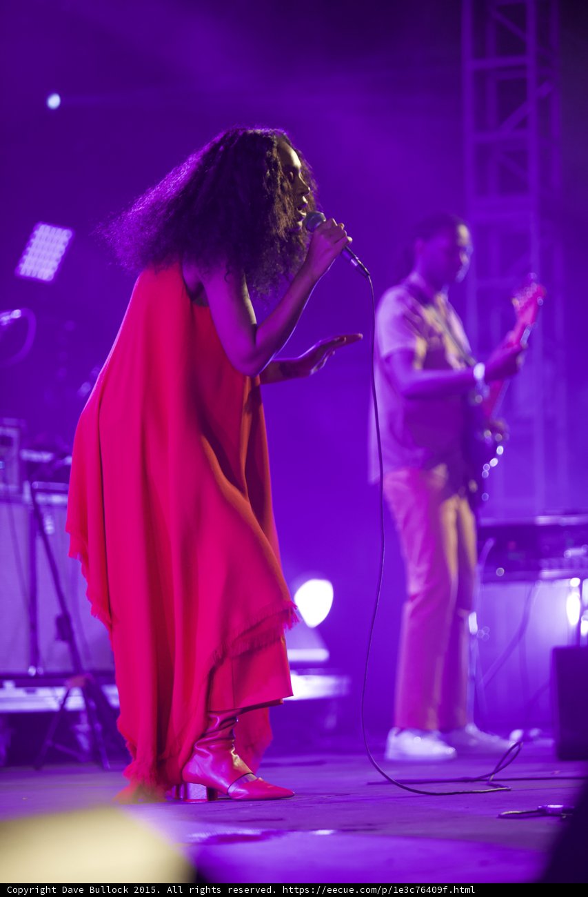 Solange Full Body Hand Gesture Guitarist Spotlight Purple Haze