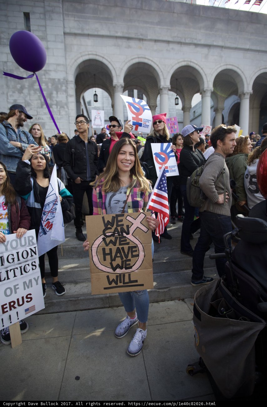 Women's March Sign Holder