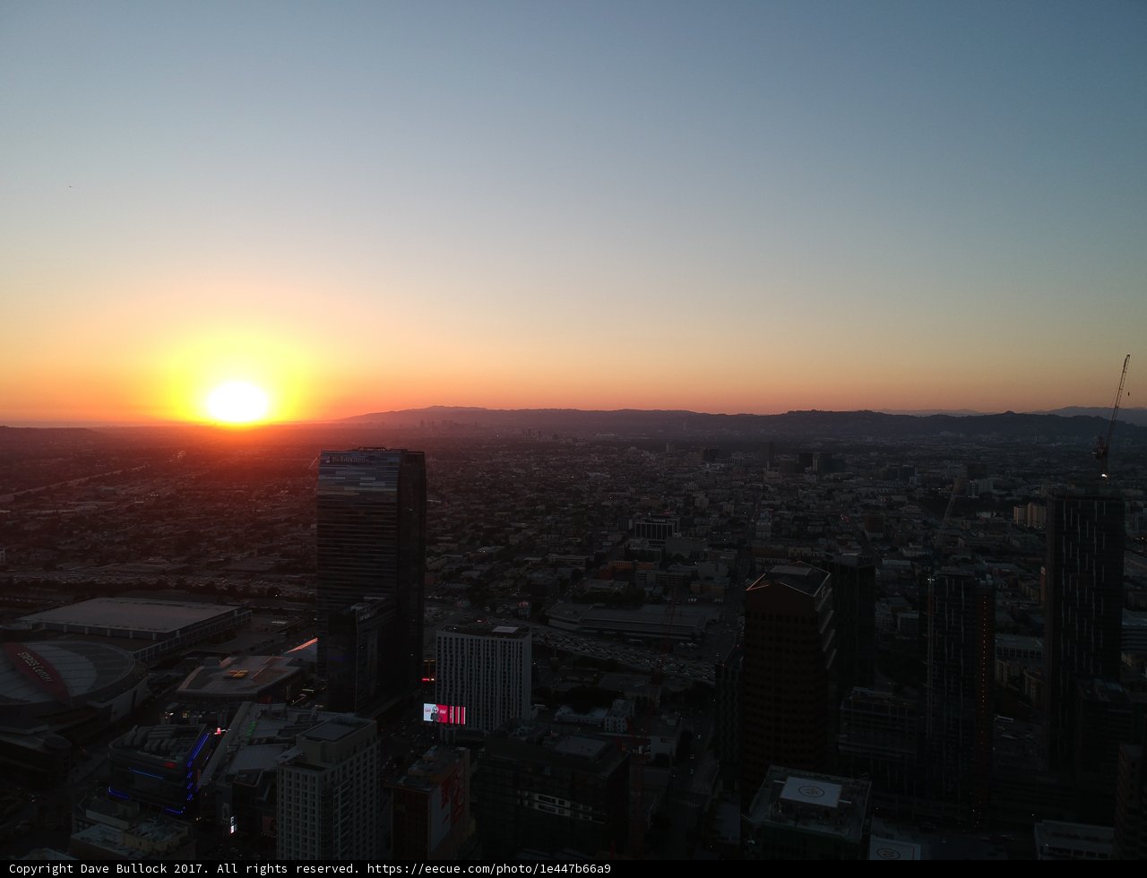 Glorious Sunset over Los Angeles