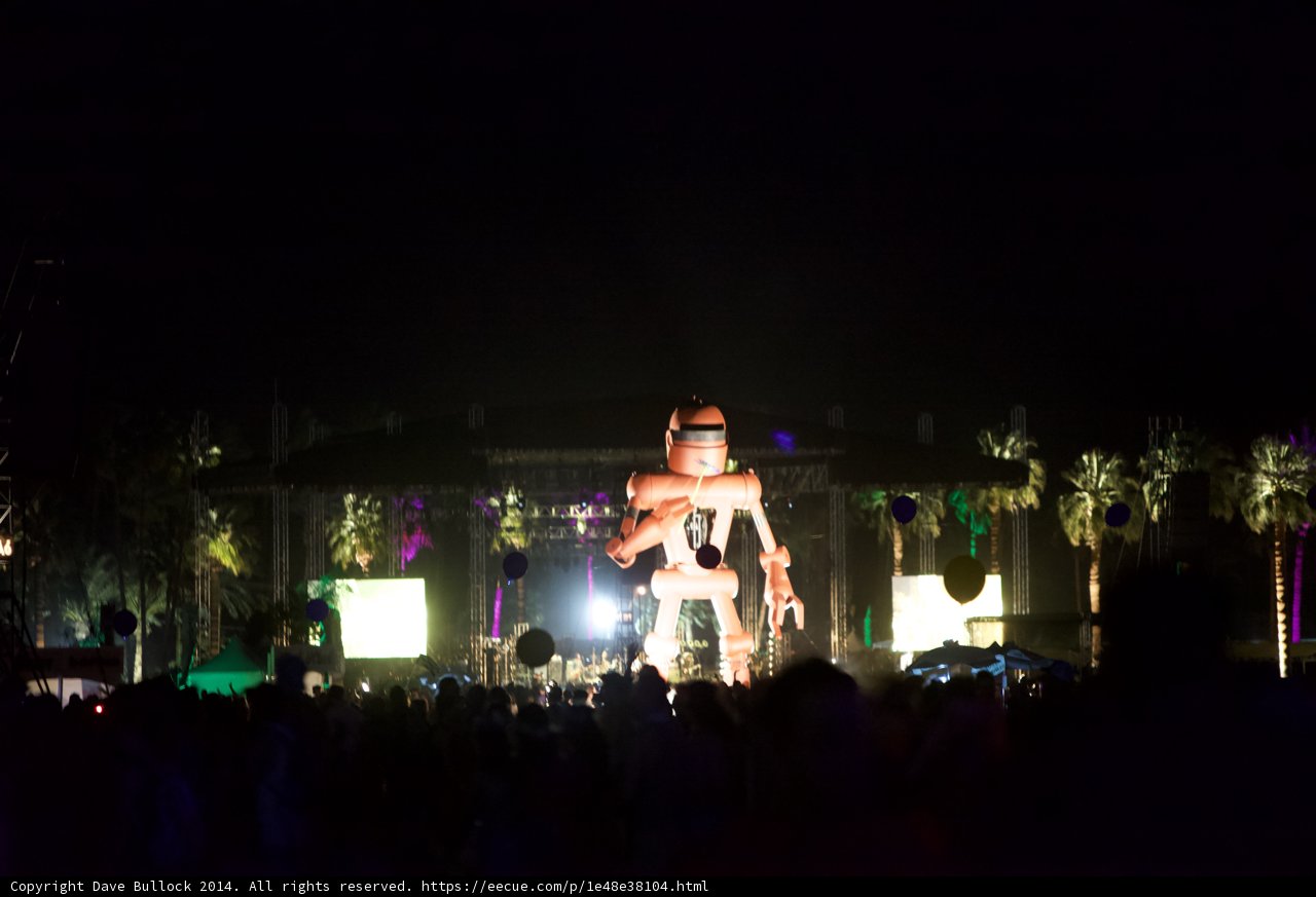 The Giant Robot Takes Over Coachella