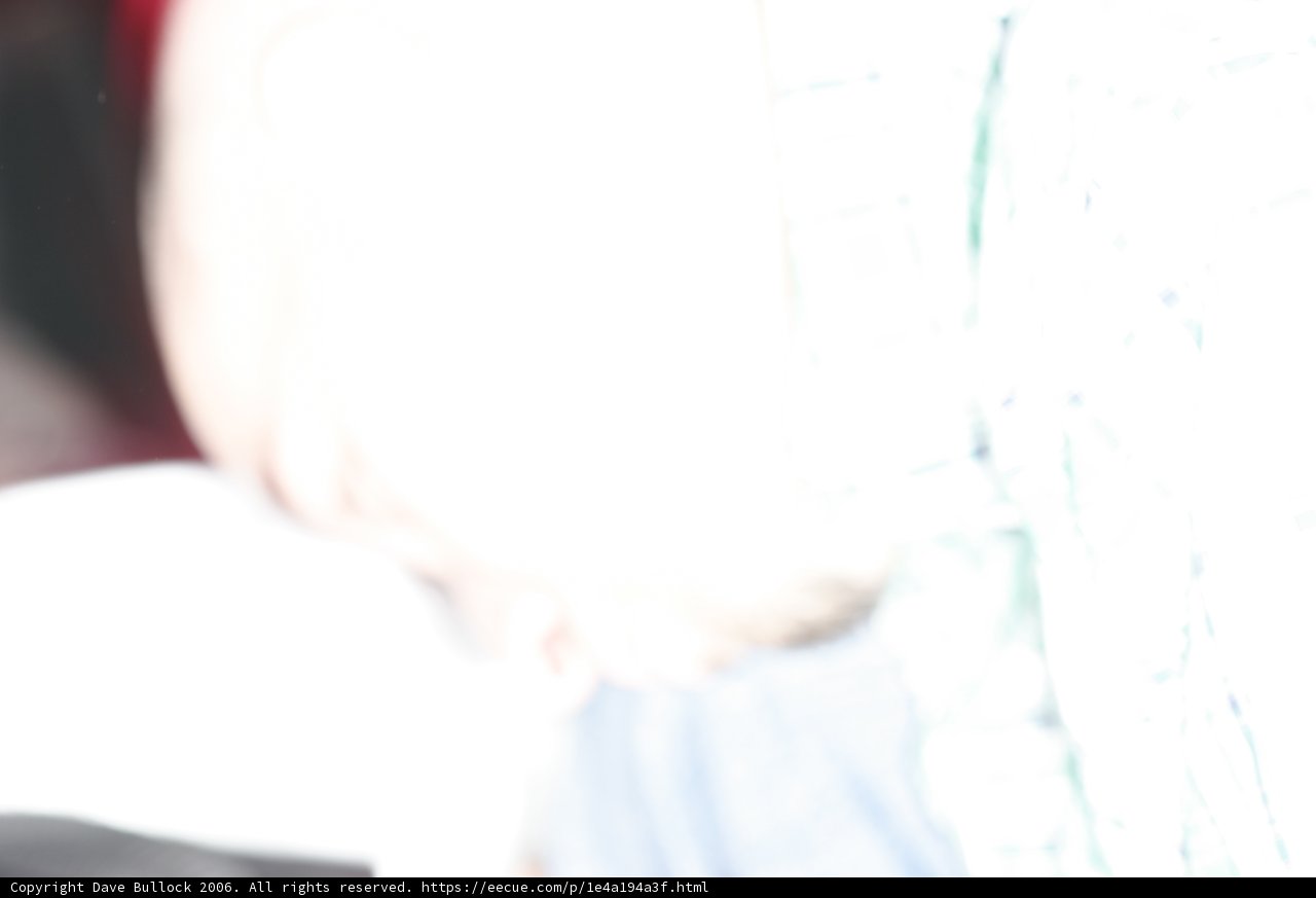 Blurry Encounter with a White-Shirted Man