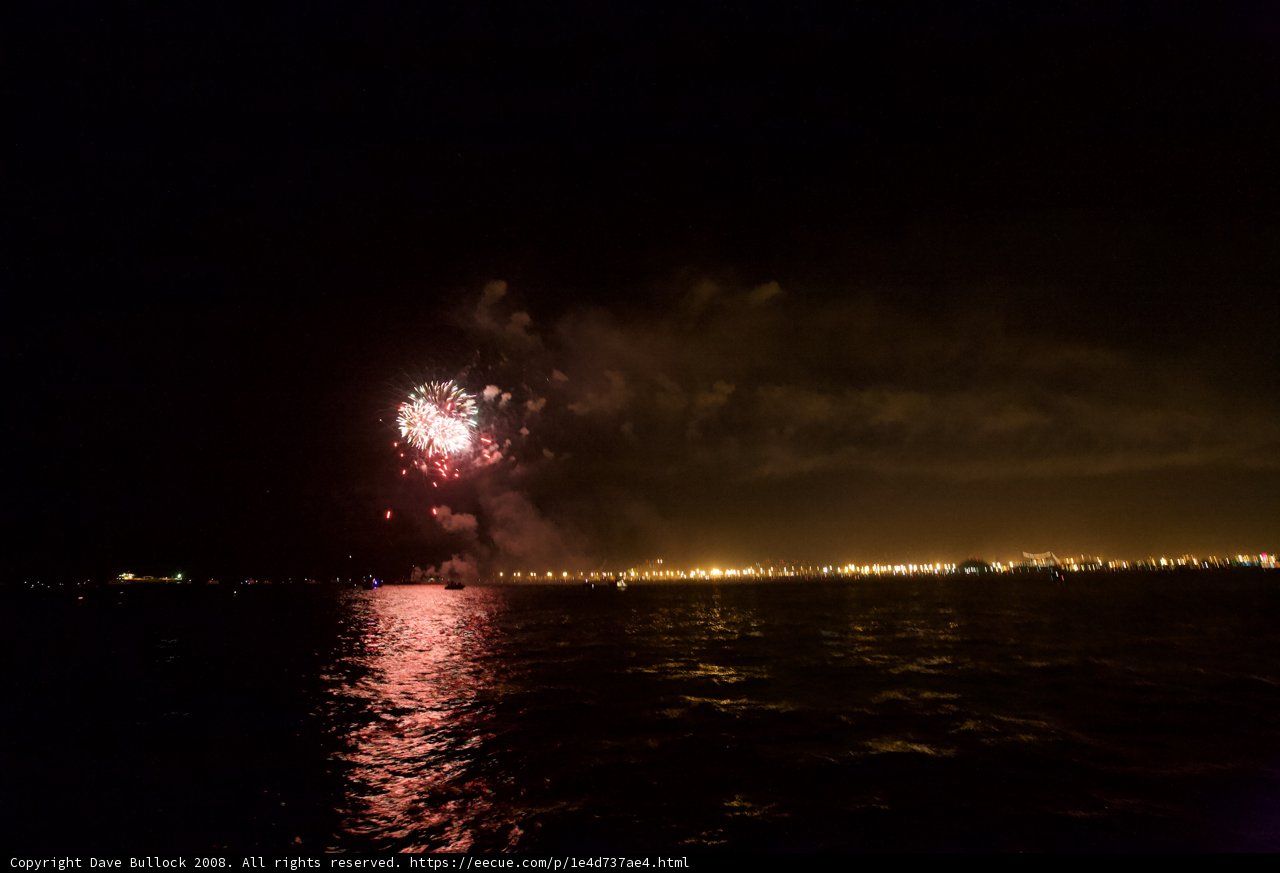 Fireworks Spectacular in the Night Sky