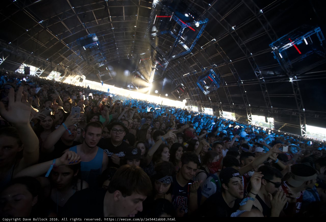 Coachella 2016 Concert Crowd