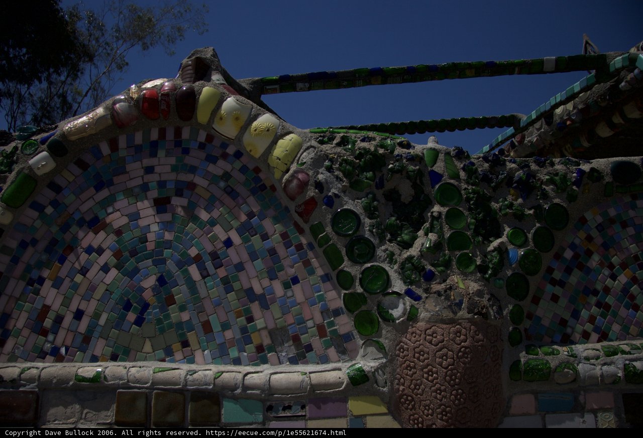 Mosaic wonder in the amusement park