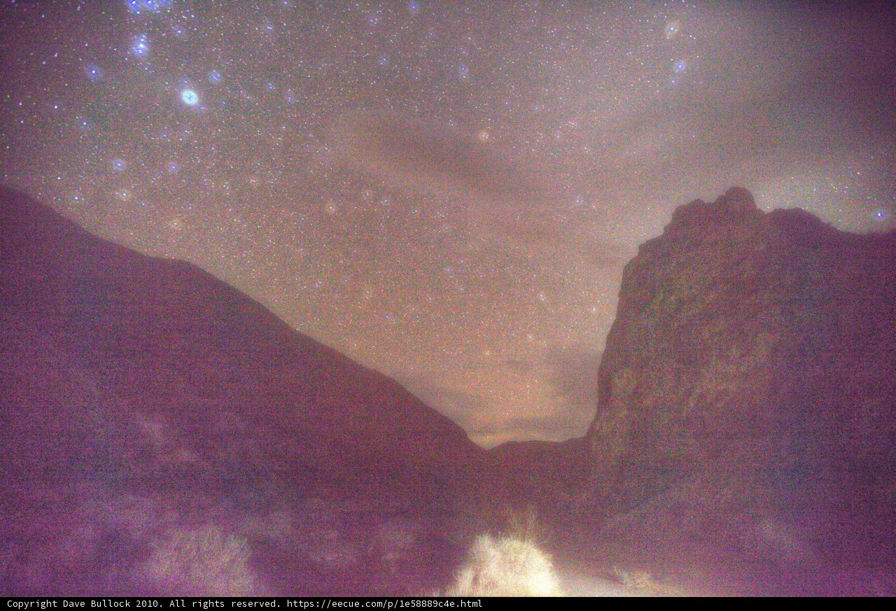 Majestic Mountains Beneath a Starry Night Sky
