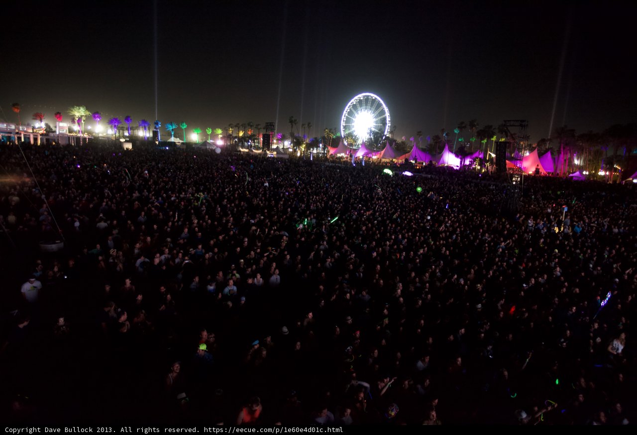 Nighttime Festivities at Coachella