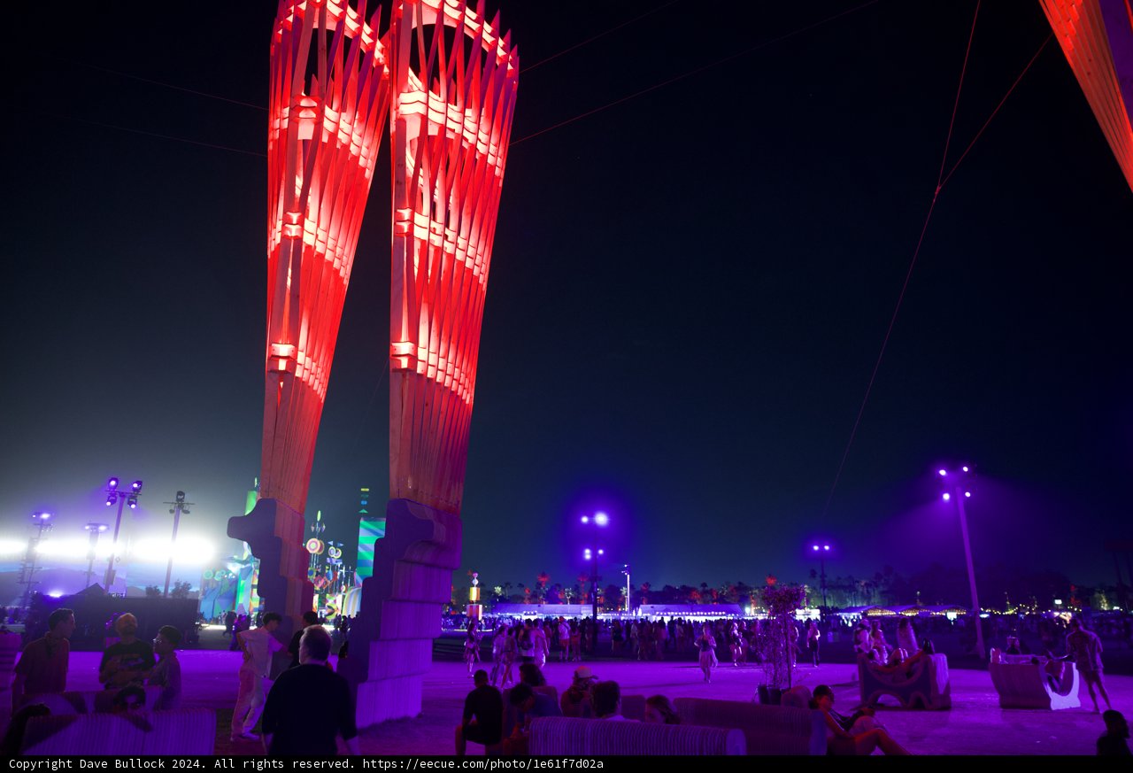 Neon Nights: Urban Glow at Coachella 2024