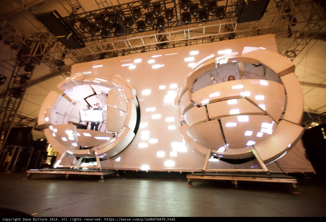 Illuminated Spheres at Coachella