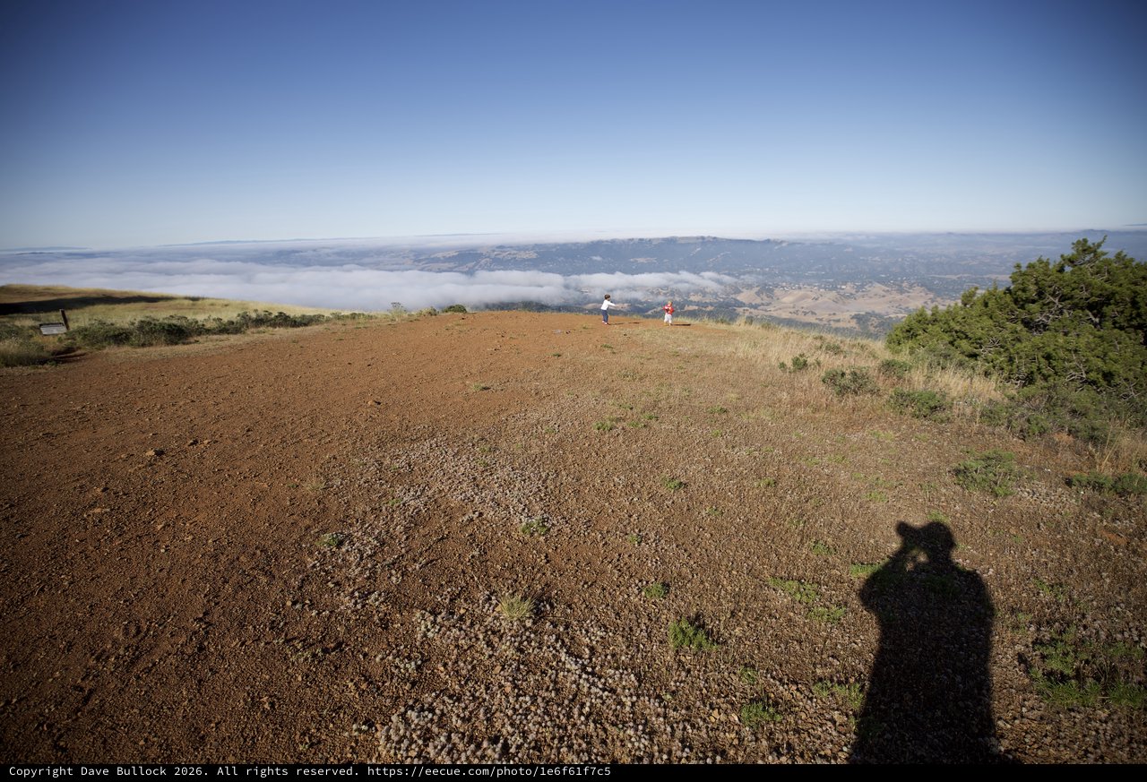Above the Clouds at Mount Diablo Summit