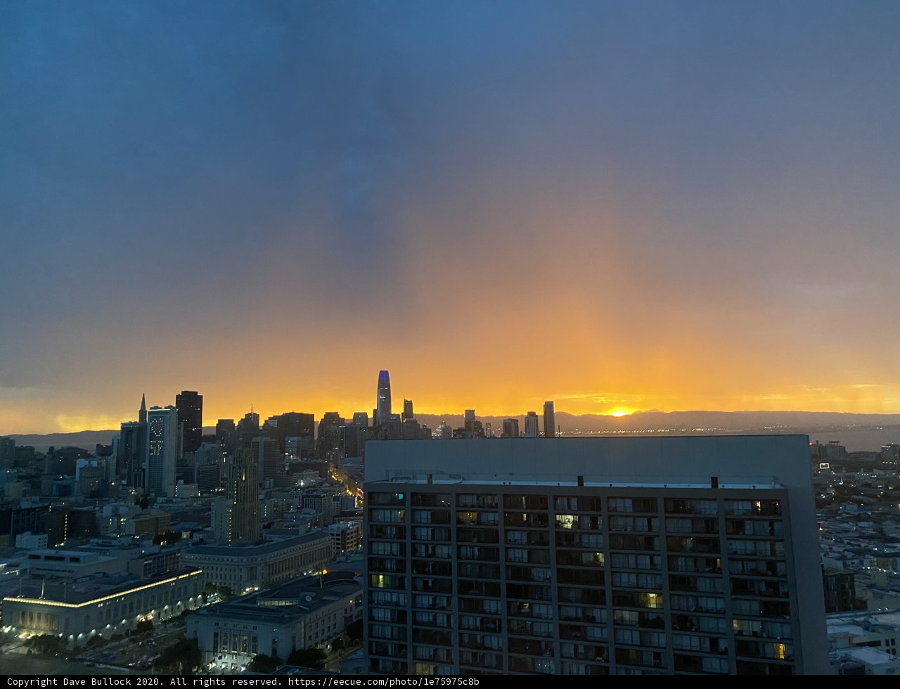 San Francisco Skyline at Sunset