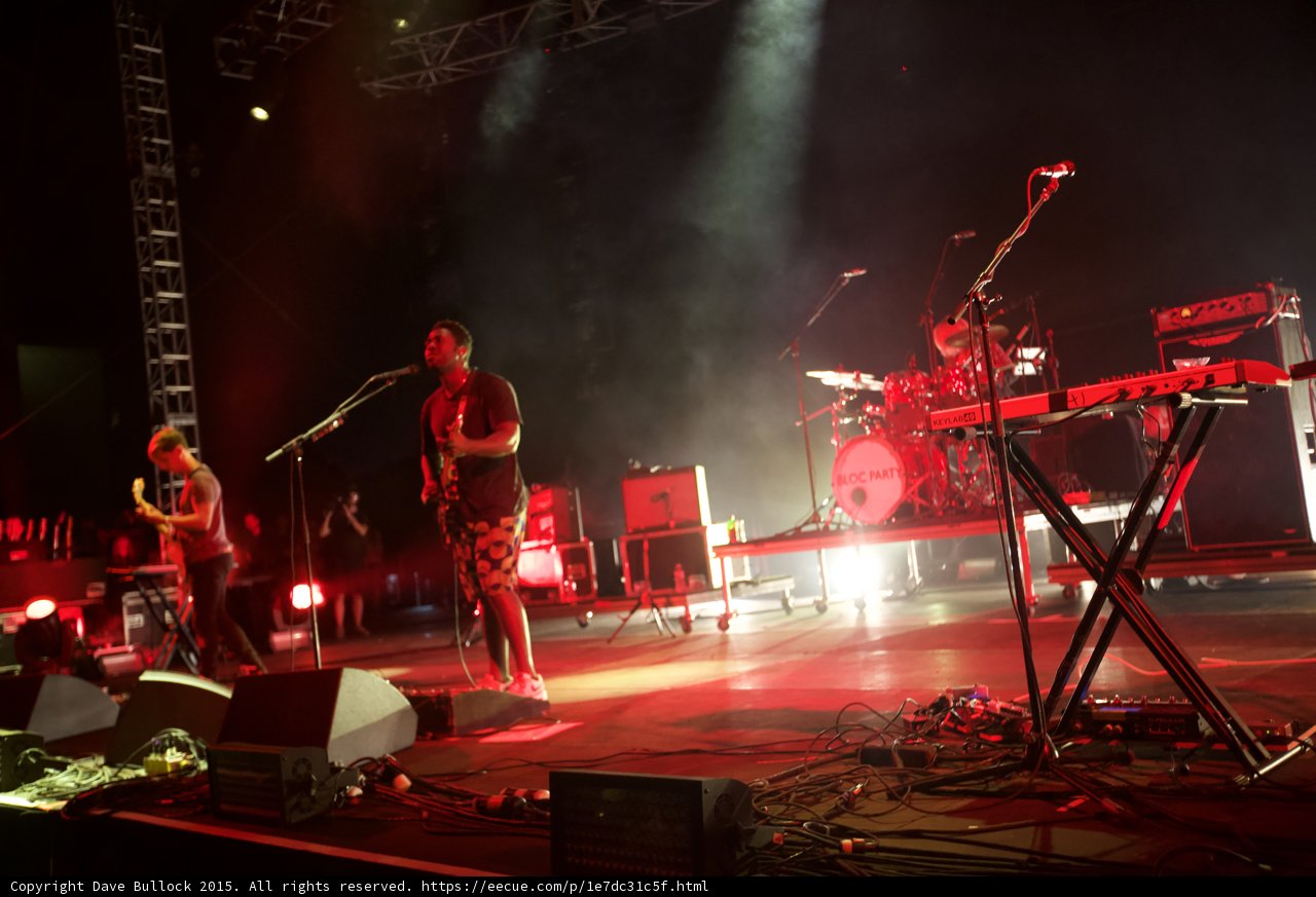 Bloc Party Stage with Spotlight
