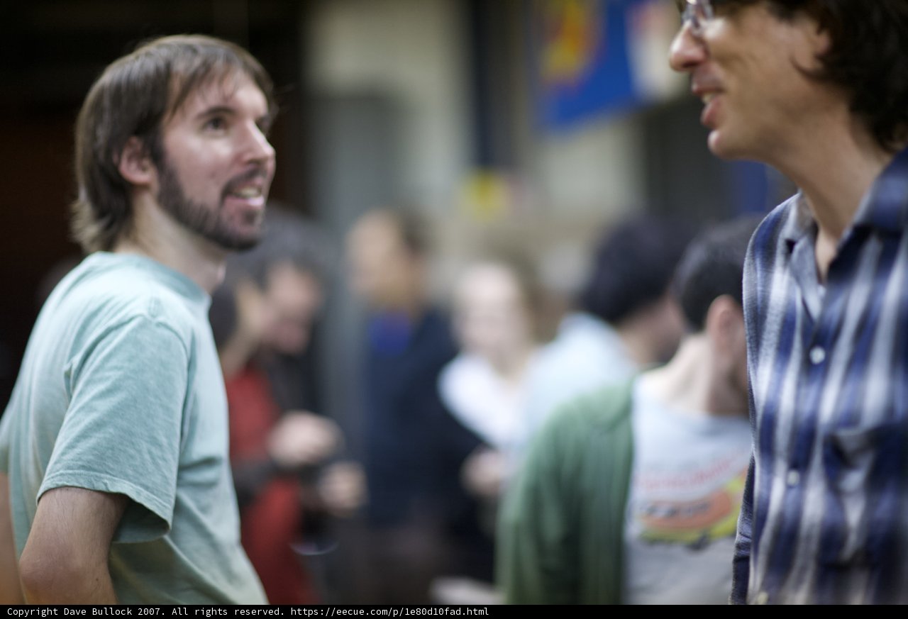 Informal Meeting with a Joyful Audience