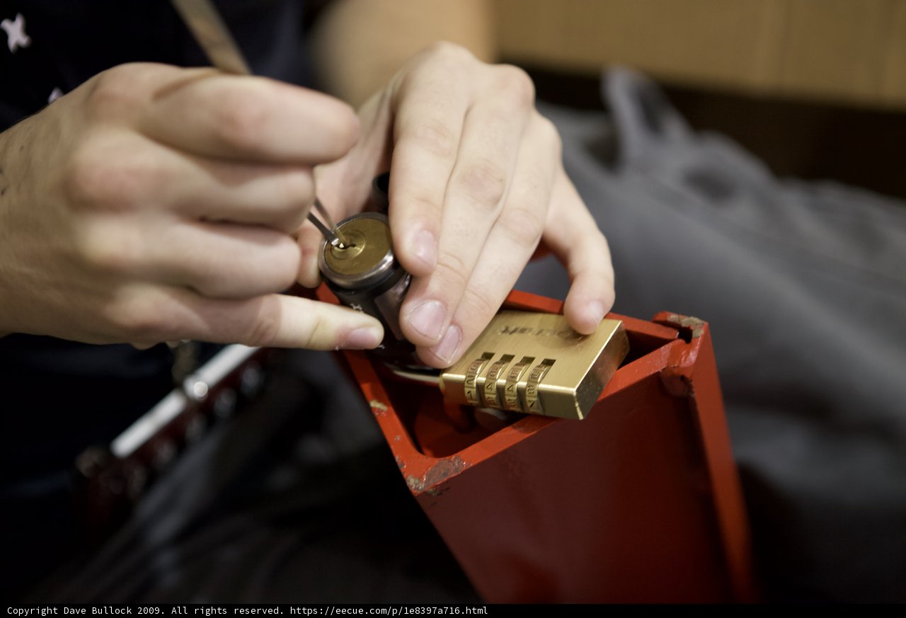 Master Lock Picker in Action