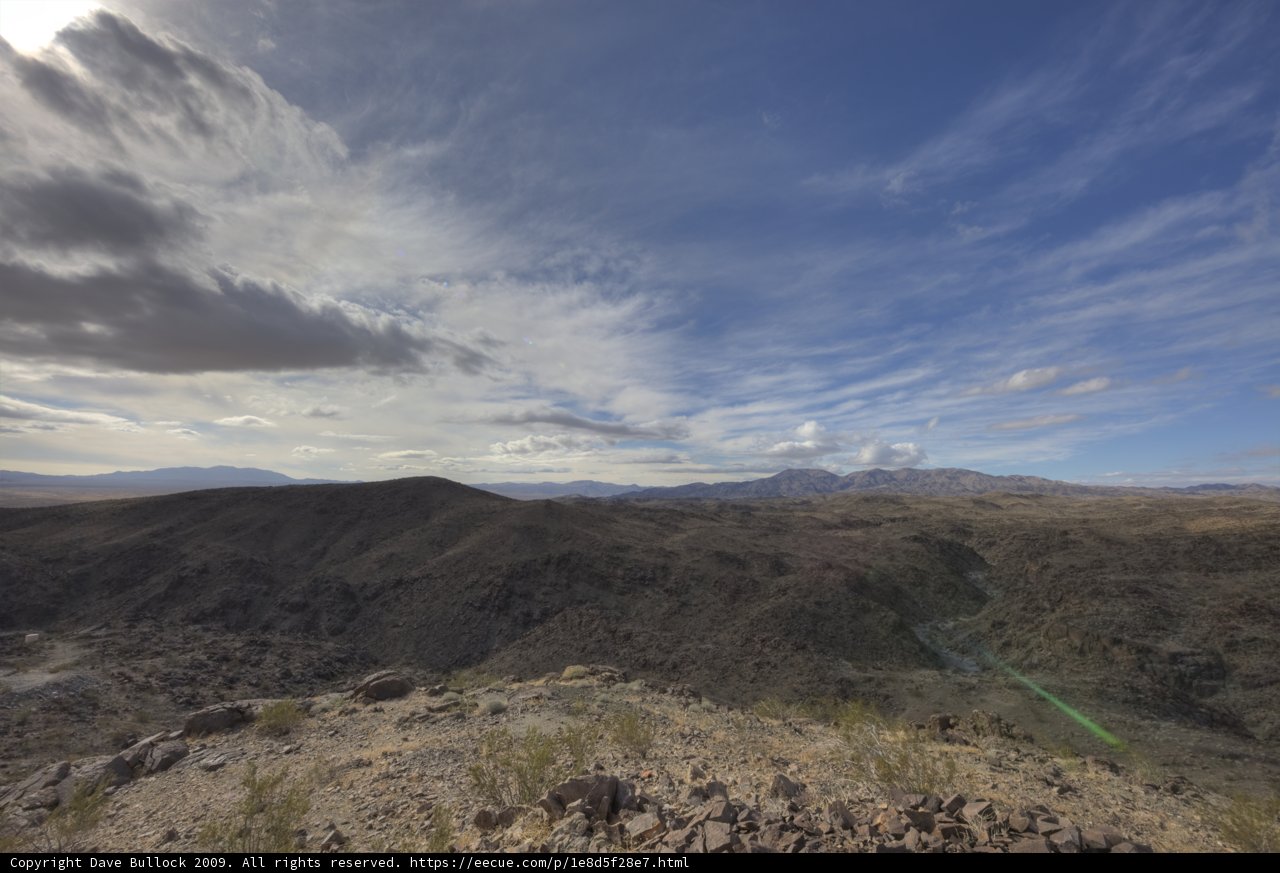 Majestic Mountains and Serene Desert