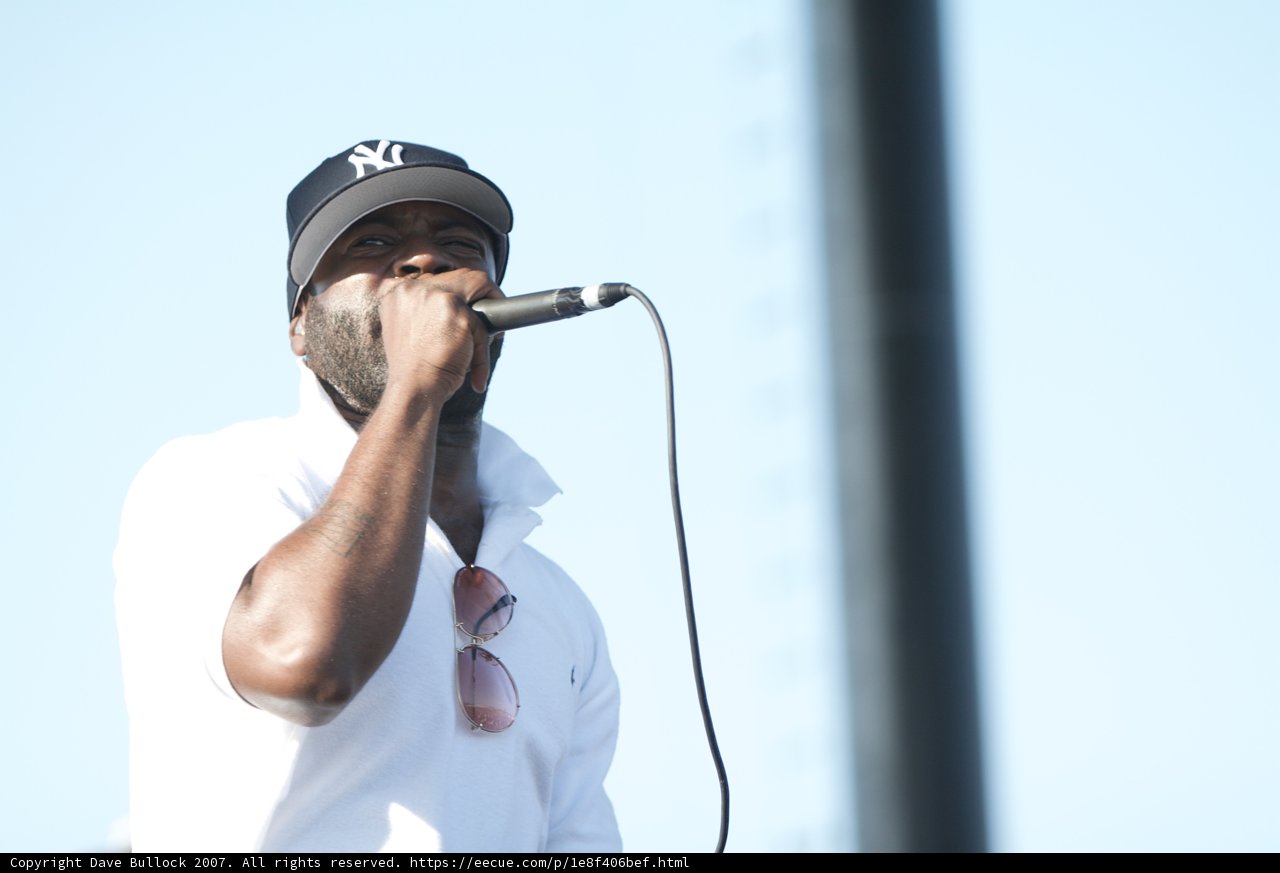 Solo Performance with a Microphone on Coachella Stage